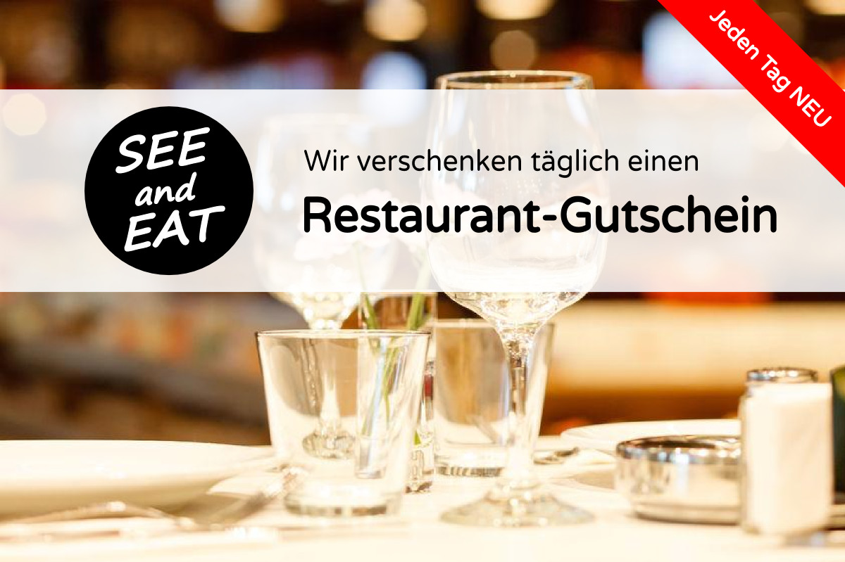 Mitspielen und gewinnen! Wir verschenken täglich einen Restaurant-Gutschein.