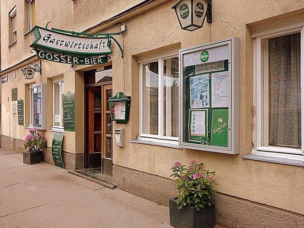 Gasthaus Peschta, Ambiente, Eingang