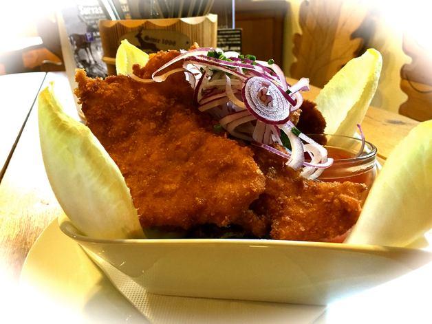 Leopoldauer Alm, Crispy Chicken Salat