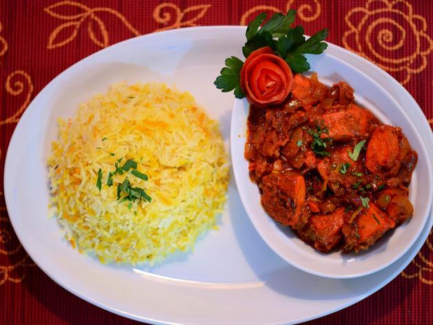 Tandoor, Hühnerfilets in würziger Sauce