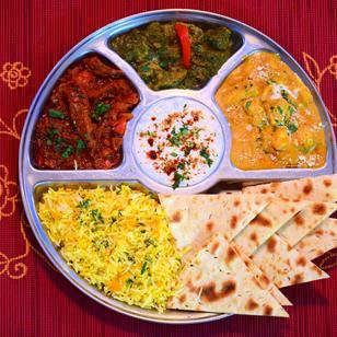 Tandoor, Thali Fleisch