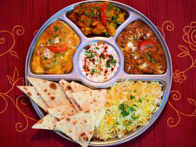 Tandoor, Thali Vegetarisch