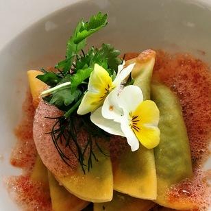 Zum Nepomuk, Bärlauch-Ricotta Ravioli