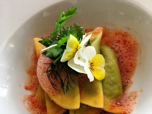 Zum Nepomuk, Bärlauch-Ricotta Ravioli