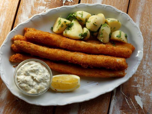 Concordia Schlössl, Marchfelder Spargel gebacken