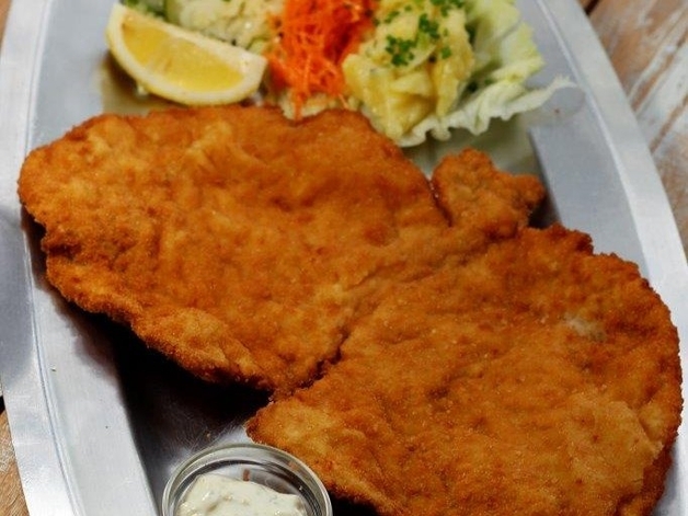 Concordia Schlössl, Wiener Schnitzel vom Schwein