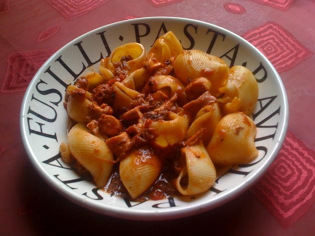 Vinoteca Tropea, Tages-Pasta mit Fisch