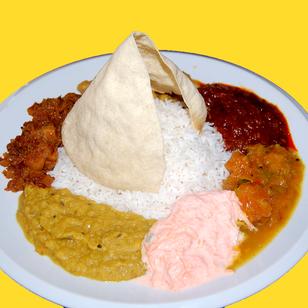 Curry Insel, Saadam - sri-lankische Reisspeise